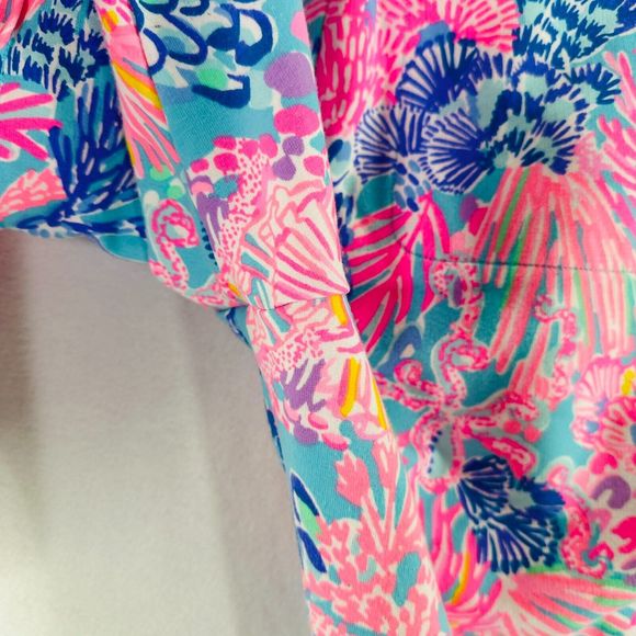 Lilly Pulitzer Emora Knit Pant Multi Splendor In The Sand Size M *Hemmed - Picture 15 of 16